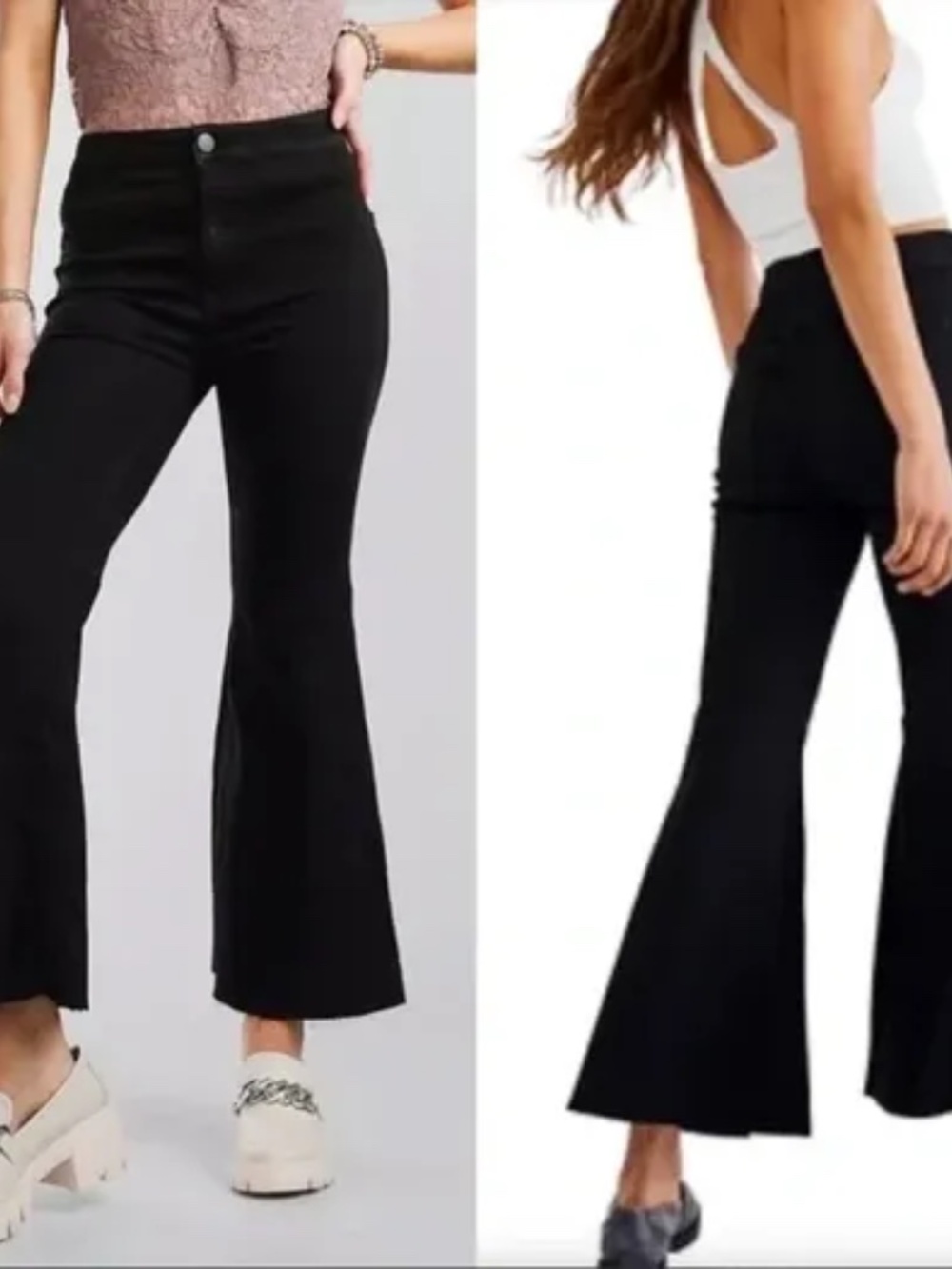 Free People We The Free Youthquake Flare Jeans – Black – Size 31